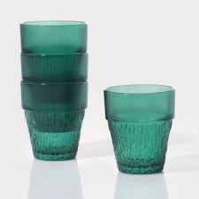 A set of glasses of glass 