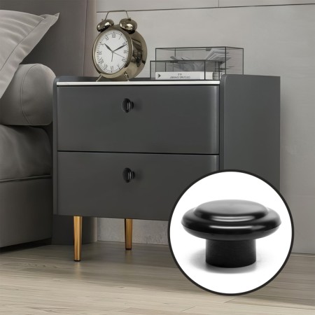 Furniture handle, d = 35, black