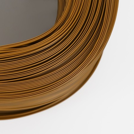 Artificial rattan 6 mm 500 m wave (metallic bronze)-1