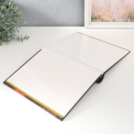 Photo album on 20 magnetic sheets 23x28 cm, int. spiral "Bloom" tulips-2