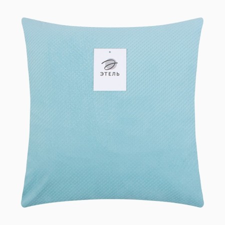 Decorative pillowcase "Ethel" pearls 42*42 cm, turquoise-4