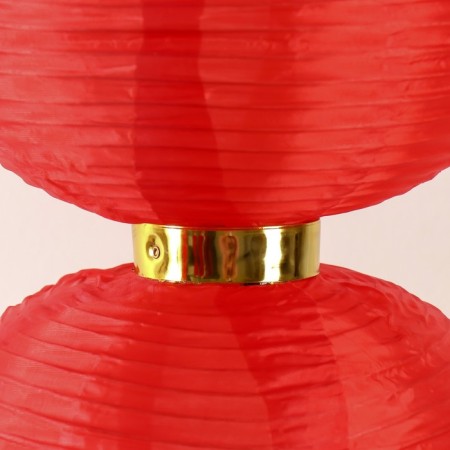 Souvenir textiles, metal "Three Chinese flashlights" 20x20x55 cm-1