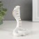 Souvenir ceramics "White Cobra" with gold 5x6.2x7.7 cm