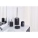 Lidia toilet brush, black color