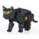 Mechanical team model, wooden designer "Black cat (cat)"