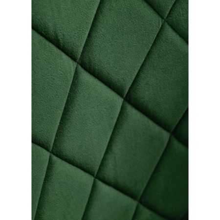 Stol on a metal frame Zest metal/velor, black/green 50x54x81 cm-5
