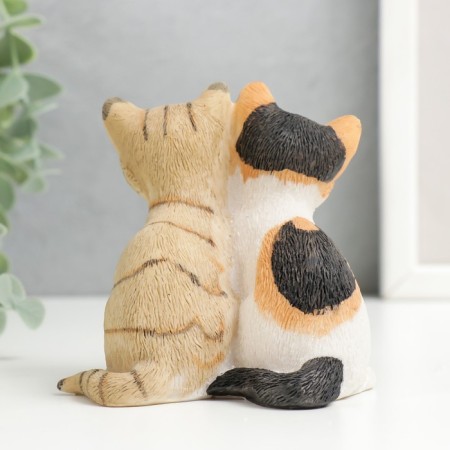 Souvenir Polystone "Kittens-Bathers" 8.5x6x8 cm-2