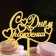 Topper "Happy Birthday" with hearts, gold, give beautifully