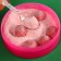 Chewing gum "benefits and pleasure" with acidic powder, taste: strawberries, watermelon, stake, 15 g.
