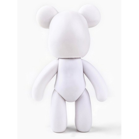 Diamond mosaic on a figure with a full filling “Pearl Bear with rhinestones”, white-3