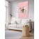 Decorative panel with photo printing "Postman with a gift", vertical, size 100x150 cm