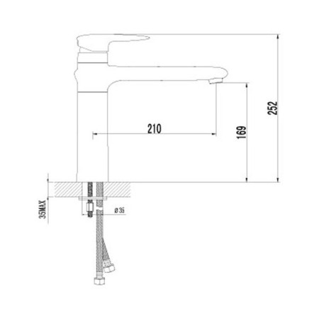 Lemark Status LM4404C kitchen mixer-1