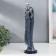 Souvenir Polystone "Kiss" rhinestones silver and blue 36x10x10 cm