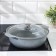 Frying, 3 l, d = 30 cm, h = 9 cm, glass cover, anti-stick coating, color light gray