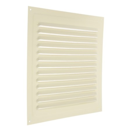Ventilation grate Zein Lux RM303sk, 300 x 300 mm, with a grid, metal, clone bone-4
