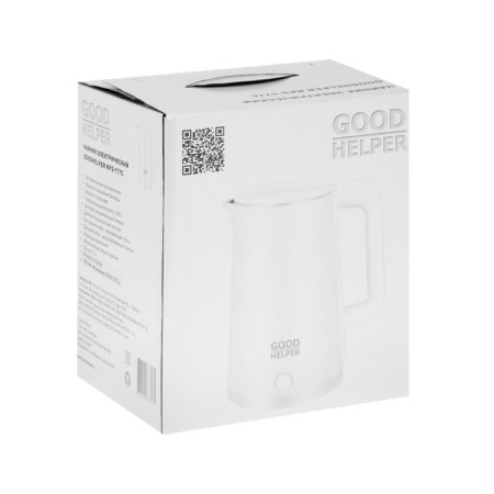 Electric kettle Goodhelper KPS-177c, metal, 1.7 l, 1800 watts, white-7