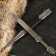 Caucasian dagger, souvenir "Irbis" leather, melchior