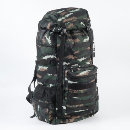 Tourist backpack "Adventure" male, 70 l, oxford, camouflage