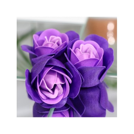 Soap roses, three -color, set of 6 pcs.-8