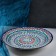 Lryagan Round Rishtan Ceramics, 41cm, brown-blue ornament