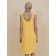 Women's dress, size XL, yellow color
