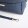 Bag Cross-Bodi with a zipper, blue color