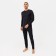 Male thermal underwear (jumper, trousers) minku color black, size 48
