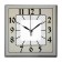Wall clock, series: classic, discrete move, 23.5 x 23.5 cm, mix