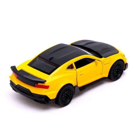 Metal "Sport", inertia, doors, trunk, yellow color open-3