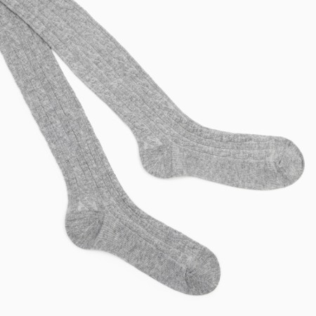 Pantyhose children, color gray melange, height 146-152-1