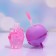 Balm and lip gloss 2 in 1 "Bear", mix