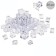 Artificial ice, 50 pcs, 14 mm