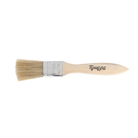 Brush flat tundra, mixed bristles, wooden handle, 1 ", 25 mm-3