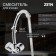 Kitchen mixer Zein Z80102, two-wound, Cran-boux Brass 1/2, without eyeliner, chrome