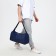 Sports bag with lightning, long belt, blue color