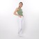 Women's jeans, white color, size w28 l32