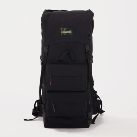 Tourist backpack, 80 liters, screed, 4 outer pockets, huntsman, black color