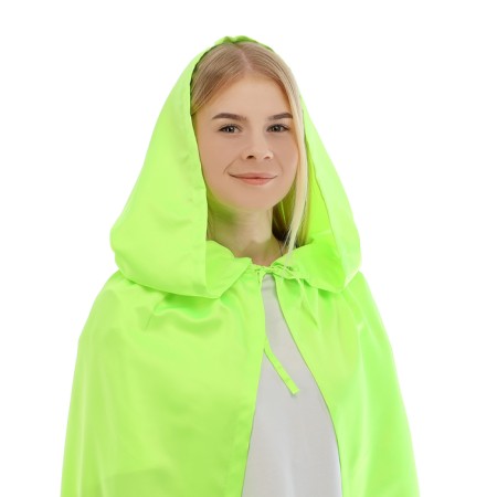 Carnival cloak of children, satin, light color, length 85 cm-1