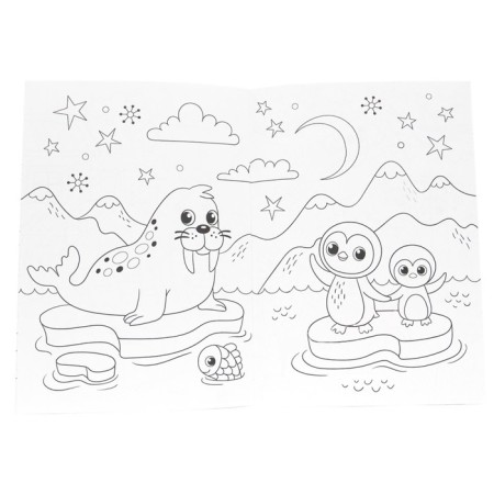 Coloring "Cute animals", A4-1