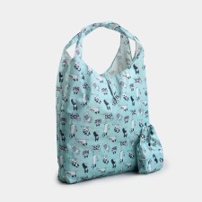 Permanent bag on the button, the color is blue