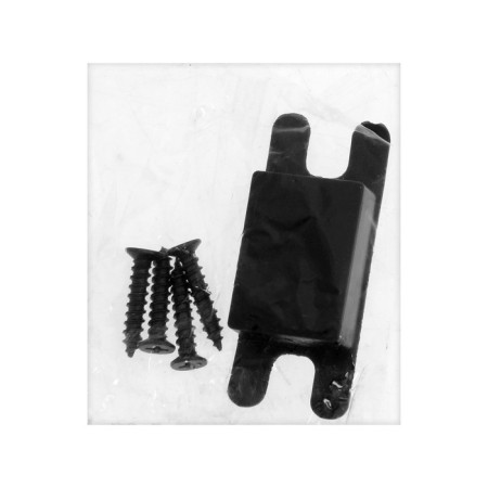 Latch 1302, with a latch, without a key, glossy black color-4