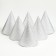 Carnival cap "Shine", set 6 pcs., Color silver