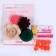 Set for creativity: Decor made of felt and set of beads "Flower mood"