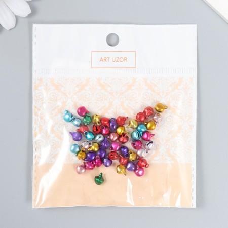 Set of decor for creativity "Color bells" d = 0.6 cm set 50pcs-3