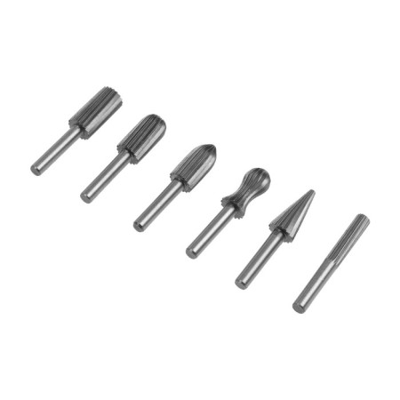 A set of balls on wood and tundra plastic, sandblasting, shank 6 mm, 6 pcs.-2