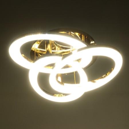 Causteen with PDU "Mons" 3xled 144W 3000-6000k gold 57x57x19 cm-4