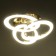 Causteen with PDU "Mons" 3xled 144W 3000-6000k gold 57x57x19 cm