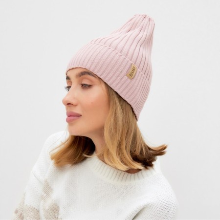 Women's hat Minaku "Truffel" color Powder, size 54-56-1