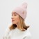 Women's hat Minaku "Truffel" color Powder, size 54-56