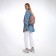 Women's backpack city, Textura, Powder Color
